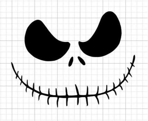 Jack Skellington Face - Etsy