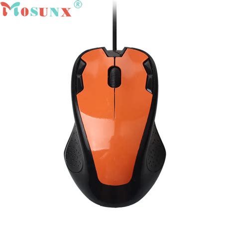 advanced mouse 1800 DPI USB Wired Optical Gaming Mice Mouse For PC Laptop Orange mouse gamer 1PC ...