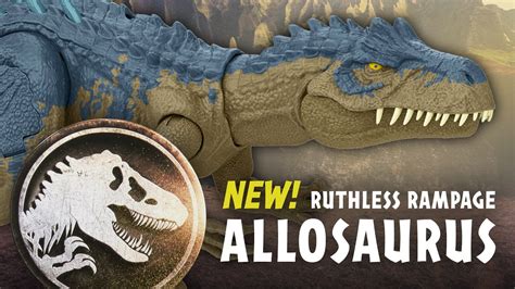 TOY REVEAL: Ruthless Rampage Allosaurus — Mattel Jurassic World Epic ...