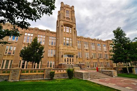 DENVER - West High School - 1925 Collegiate/English Gothic. Architect W. Harry Edwards ...