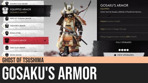 Ghost of Tsushima: Gosaku's Armor