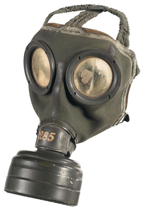 Sold Price: Rare Early World War II German Fallschirmjager Gas Mask with Bag - May 6, 0117 9:00 ...