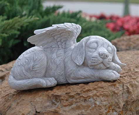 Dog Memorial Angel Pet Statue