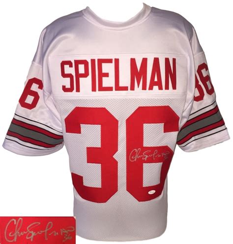 Chris Spielman Signed Ohio State Buckeyes Jersey (JSA COA) | Pristine ...