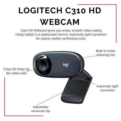 Buy Logitech C310 HD Webcam Online - Boardroom In A Box