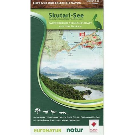 Skadar Lake National Park walking map