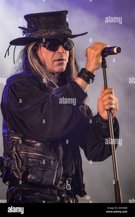 Fields Of The Nephilim performing live on stage at Amphi Festival in Cologne, Germany on July 22 ...