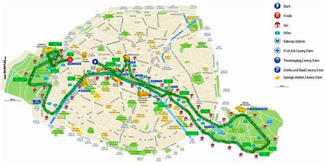 Paris Marathon Route 2024 - Best Places to Watch - Paris Discovery Guide