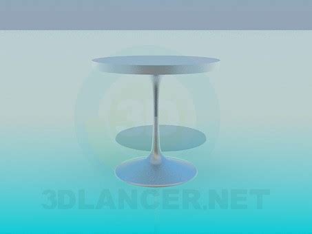3d model Metal round table | 6609 | 3dlancer.net