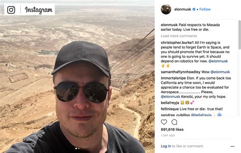 Israel and Stuff » Elon Musk posts selfie from Masada: “Live free or die”Israel and Stuff