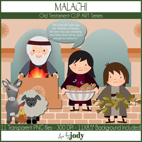 Malachi, Old Testament Clip Art, Bible Clip Art, PNG Files, Malachi 1 ...