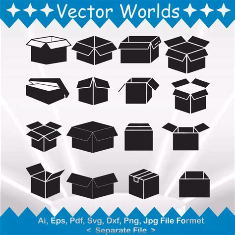 Cardboard Box svg, Cardboard Boxes svg, Cardboard, Box, SVG, - Inspire ...