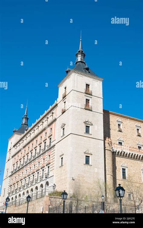 Facade of the Alcazar. Toledo, Spain Stock Photo - Alamy