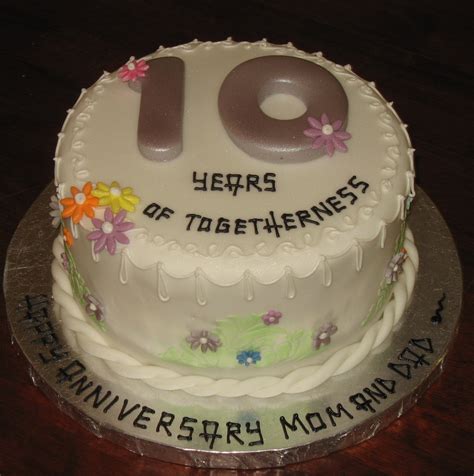 Let Them Eat Cake: 10th Anniversary cake