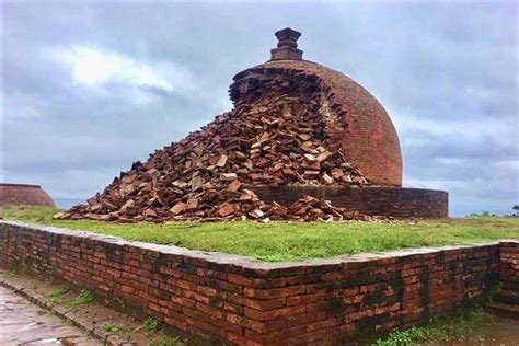 Heavy Rain Reduces Indian Buddhist Stupa to Rubble | Ancient Origins