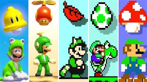 Super Mario Maker 2 - All Luigi Power-Ups - YouTube