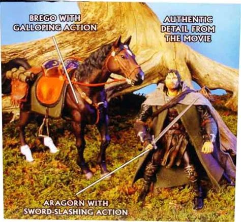 The Lord of the Rings - Aragorn on Brego horse - TTT