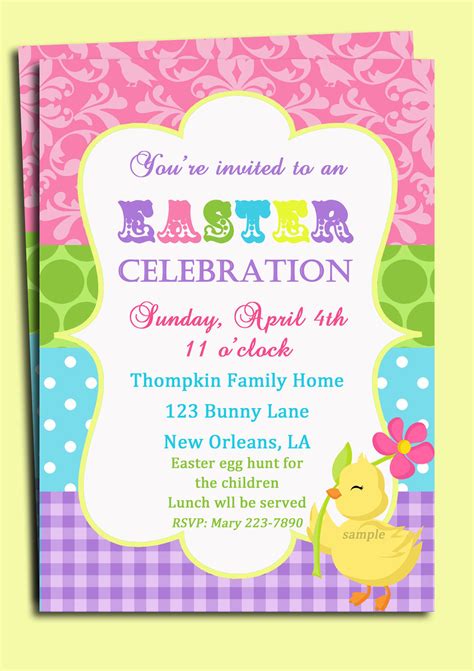 The top 25 Ideas About Easter Party Invitations - Home, Family, Style and Art Ideas