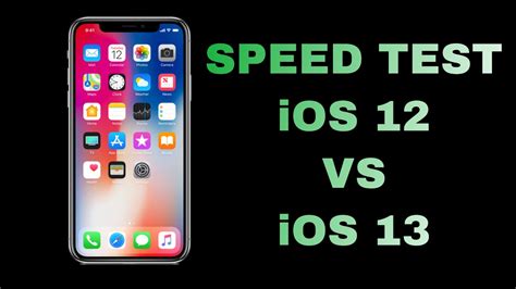 iOS 12 vs iOS 13 (speed test) - YouTube