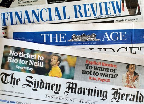 Battle for Australian Newspaper Publisher Is Really About Real Estate - WSJ