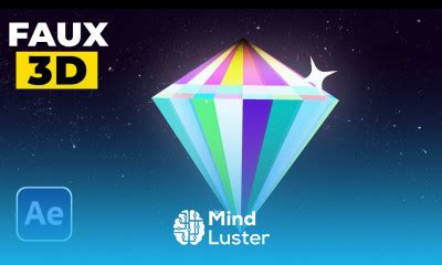 Learn Create Easy Faux 3d Diamond Animation in After Effect Tutorial - Mind Luster