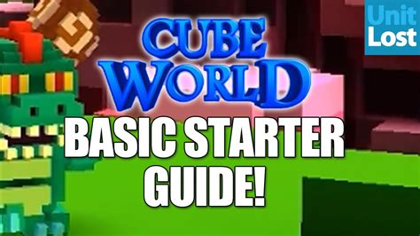 Cube World Tutorial / Guide - The Basics - YouTube