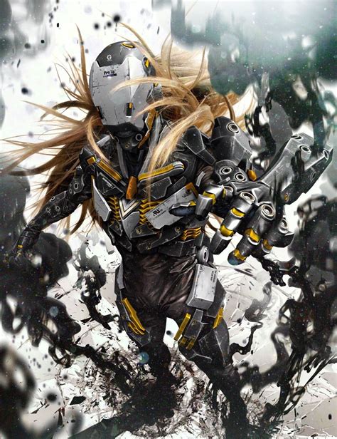 Metal Gear Rising: Revengeance Fan Art [ RAIDEN BURN ] by SIXSIXSIX | Fan Art | 3D | Metal gear ...