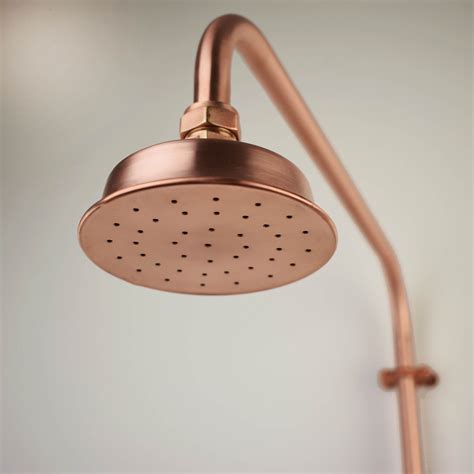 Copper Shower Head - Small Shower Rose - Proper Copper Design