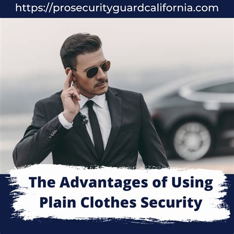 8 Benefits of Plain Clothes Security Officers