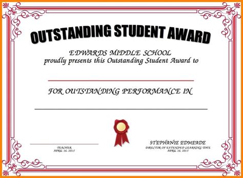 8+ Student Award Certificate Examples - Psd, Ai, Doc within Outstanding Student Leadersh ...