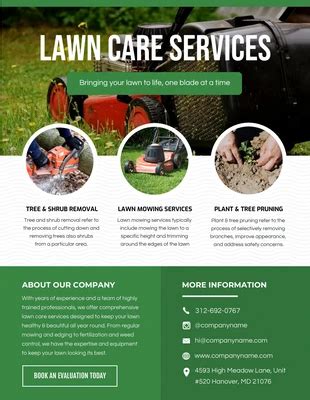 Free Landscaping Flyer Templates - Venngage