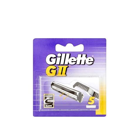 Buy Gillette GII Replacement Razor Blades x5 · Thailand