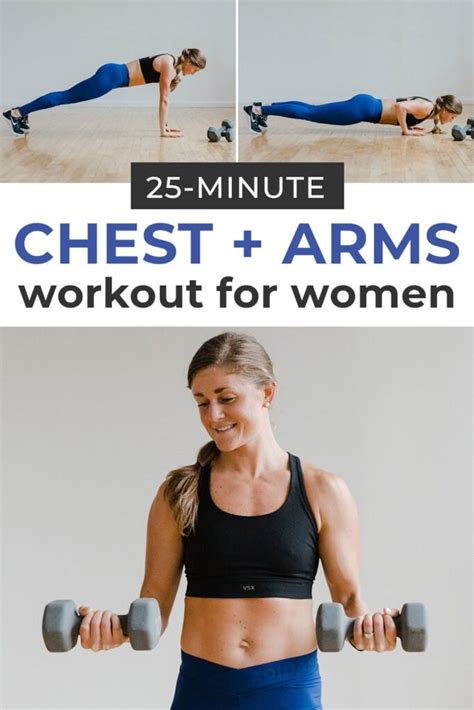 5 Best Chest Exercises for Women (Chest Workout) | Nourish Move Love