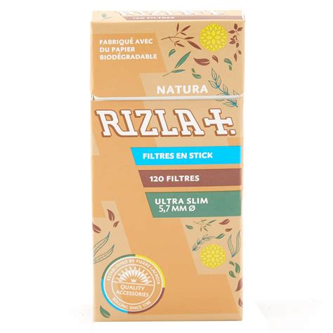 Rizla Natura Ultra Slim Filters Rolling Papers & Supplies | GoSensi