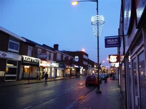 Harborne High Street at dusk © Phil Champion :: Geograph Britain and Ireland