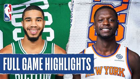 CELTICS at KNICKS | FULL GAME HIGHLIGHTS | December 1, 2019 - YouTube