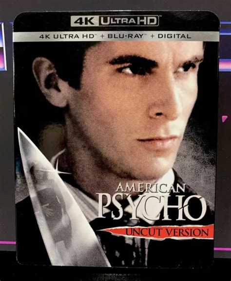 AMERICAN PSYCHO ~ 4K Ultra HD + Blu-ray + OOP Slipcover ~ No Digital $33.60 - PicClick