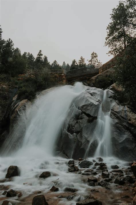 Waterfalls on the Rocky Mountain · Free Stock Photo