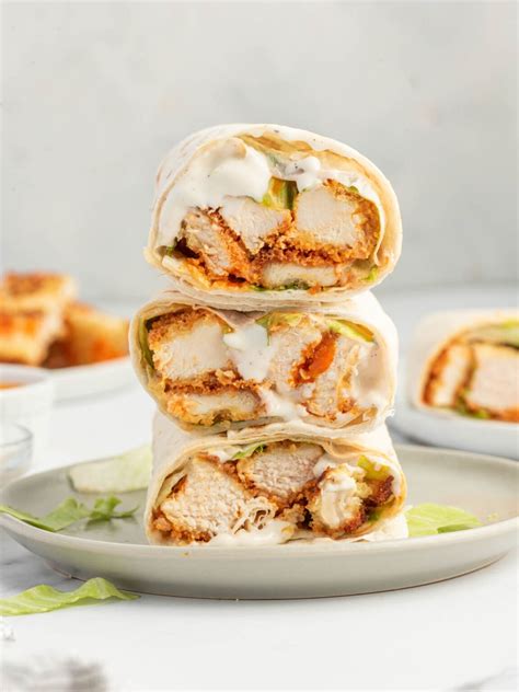 Crispy Buffalo Chicken Wrap – Cookin' with Mima