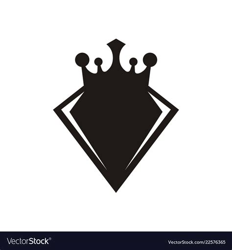 Diamond logo design inspiration Royalty Free Vector Image