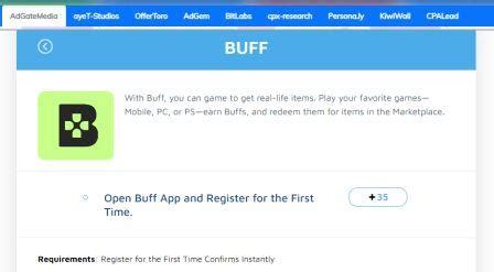 Buff: Play and Earn (Real Life Items) - PaidPoints Blog: Get Paid From