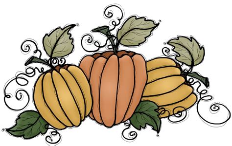 Pumpkin Vine Clip Art - ClipArt Best