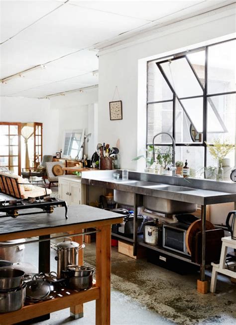 Modern industrial kitchen in 44 awesome photos | My desired home