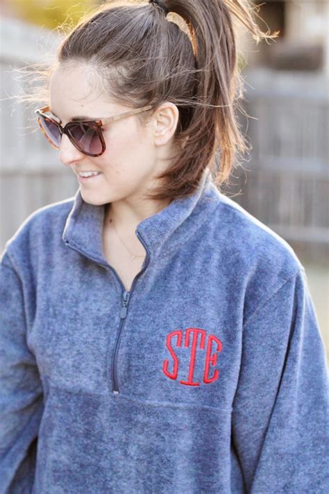 Tucker Up: The Perfect Monogrammed Fleece