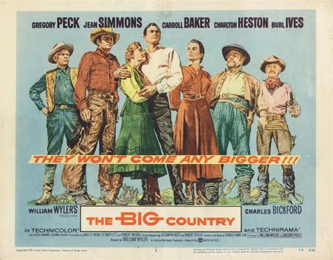 The Big Country Original 1958 U.S. Title Card - Posteritati Movie ...