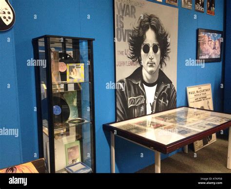 Beatles Museum Alkmaar John Lennon Stock Photo - Alamy