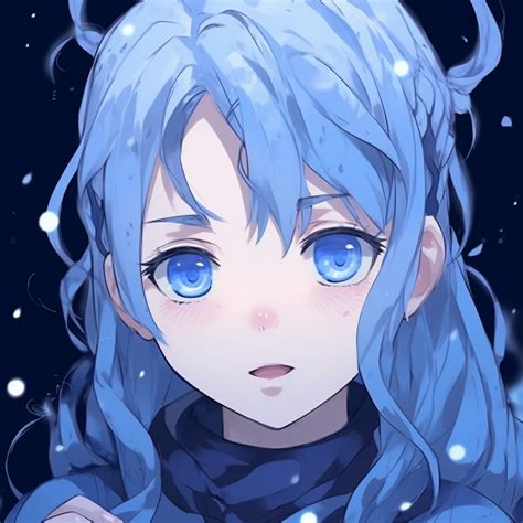 Mystical Waters Gaze - blue anime pfp for characters - Image Chest ...