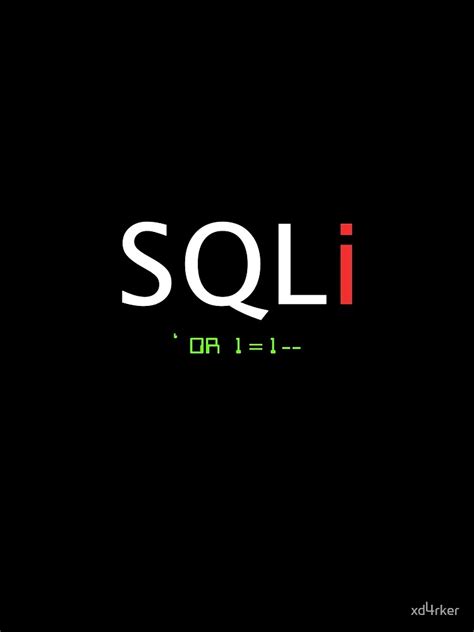 "SQL Injection" T-shirt by xd4rker | Redbubble
