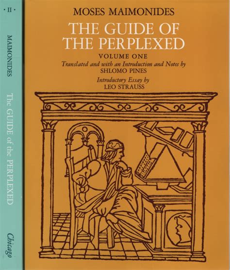 2 Volumes in 1] Moses Maimonides: The Guide of the Perplexed - Volume ...