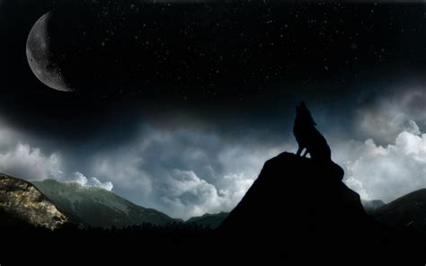 🔥 [40+] Wolf Full Moon Wallpapers | WallpaperSafari